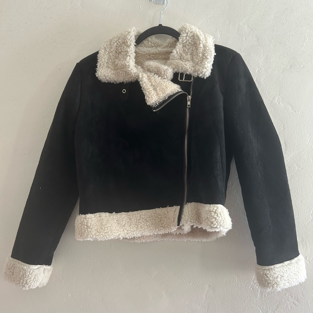 Active USA Two-Tone Teddy Jacket